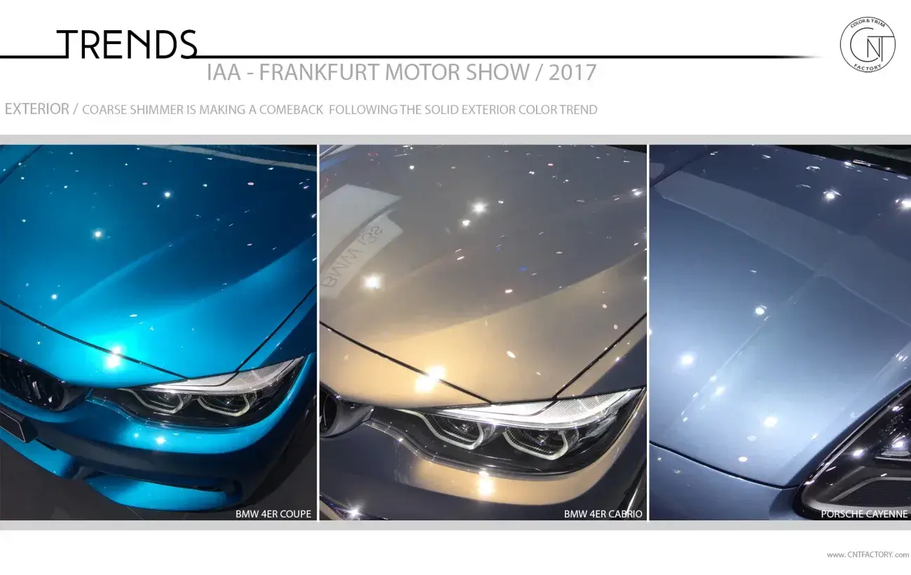 2017 Frankfurt Motor Show / Color and Trim Trends