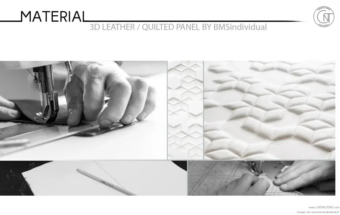 3D Leather and Quilted Panels
