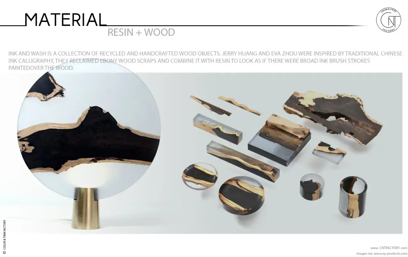 Wood Embedded in Resin