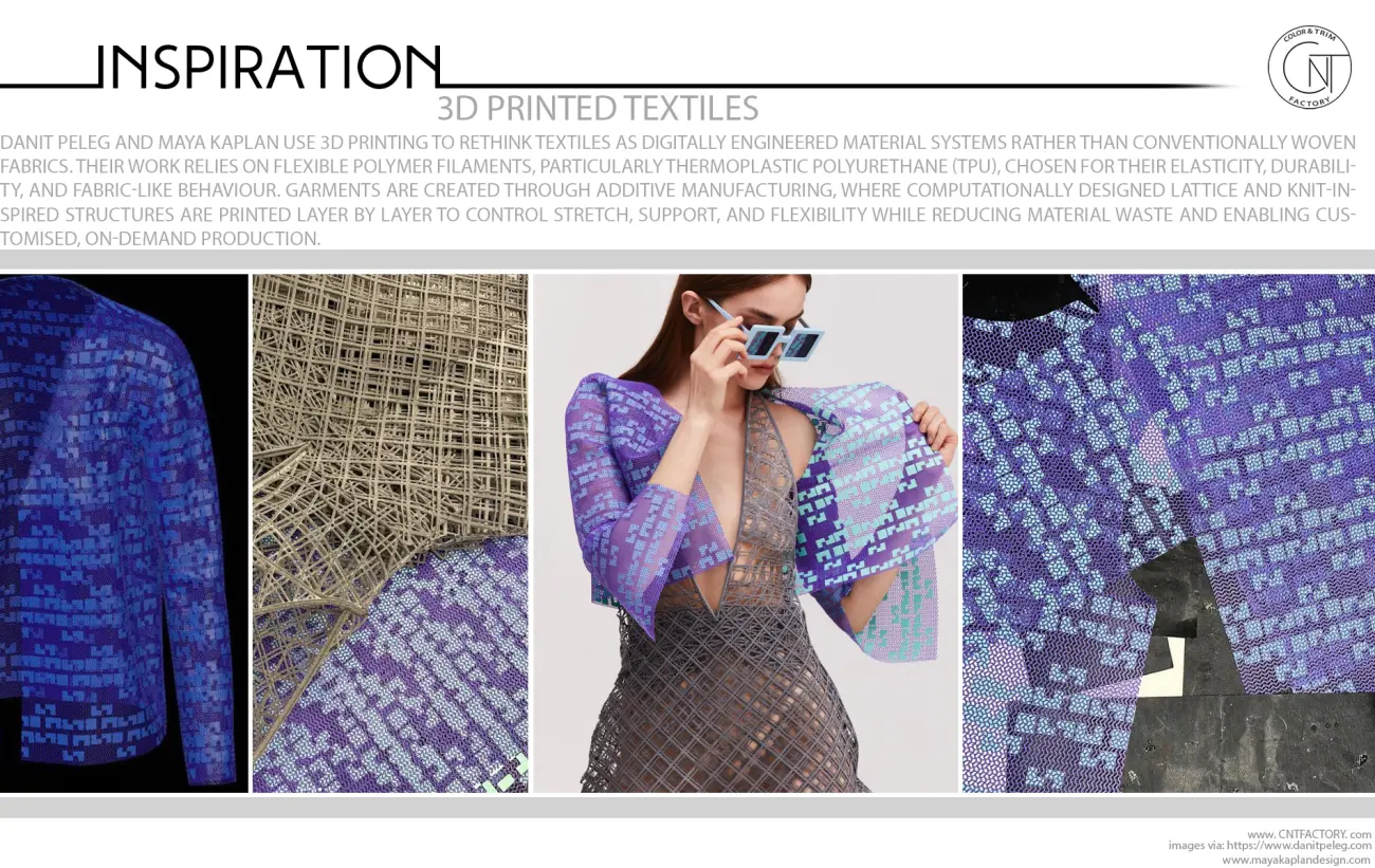 CnTFactory 3D Printed Textiles 0