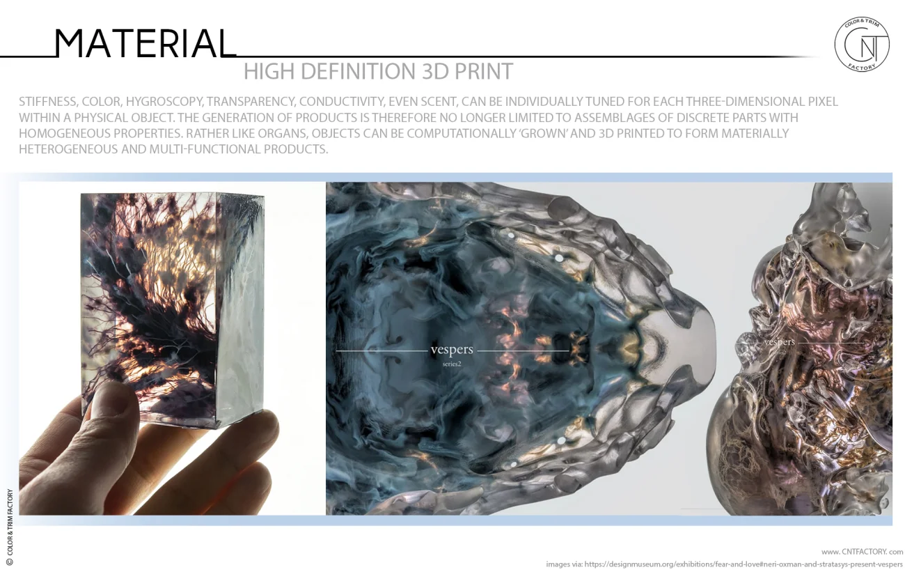 high definition 3D printing automotive trim design