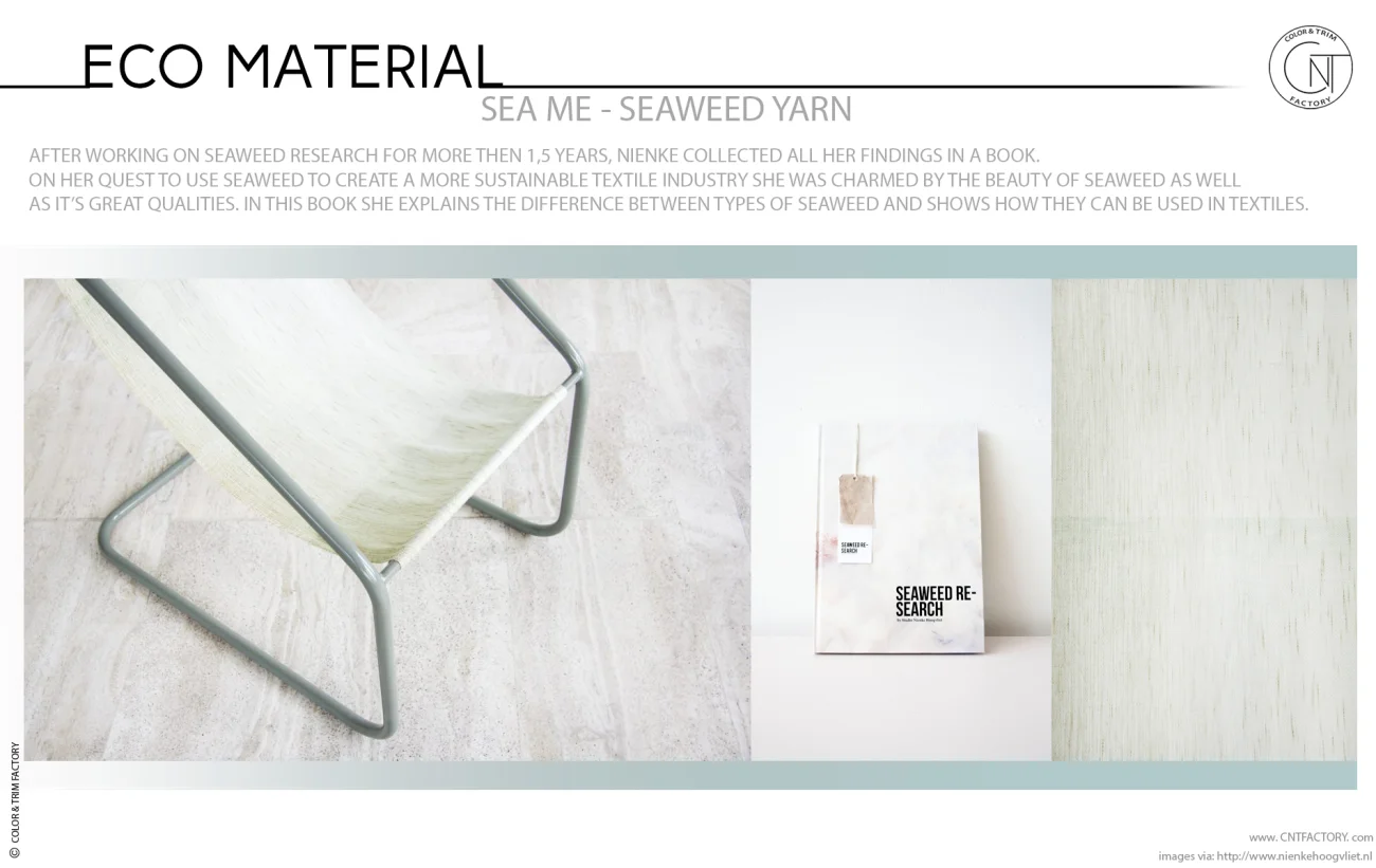 Sea Algae Yarn Sustainable Ocean Materials