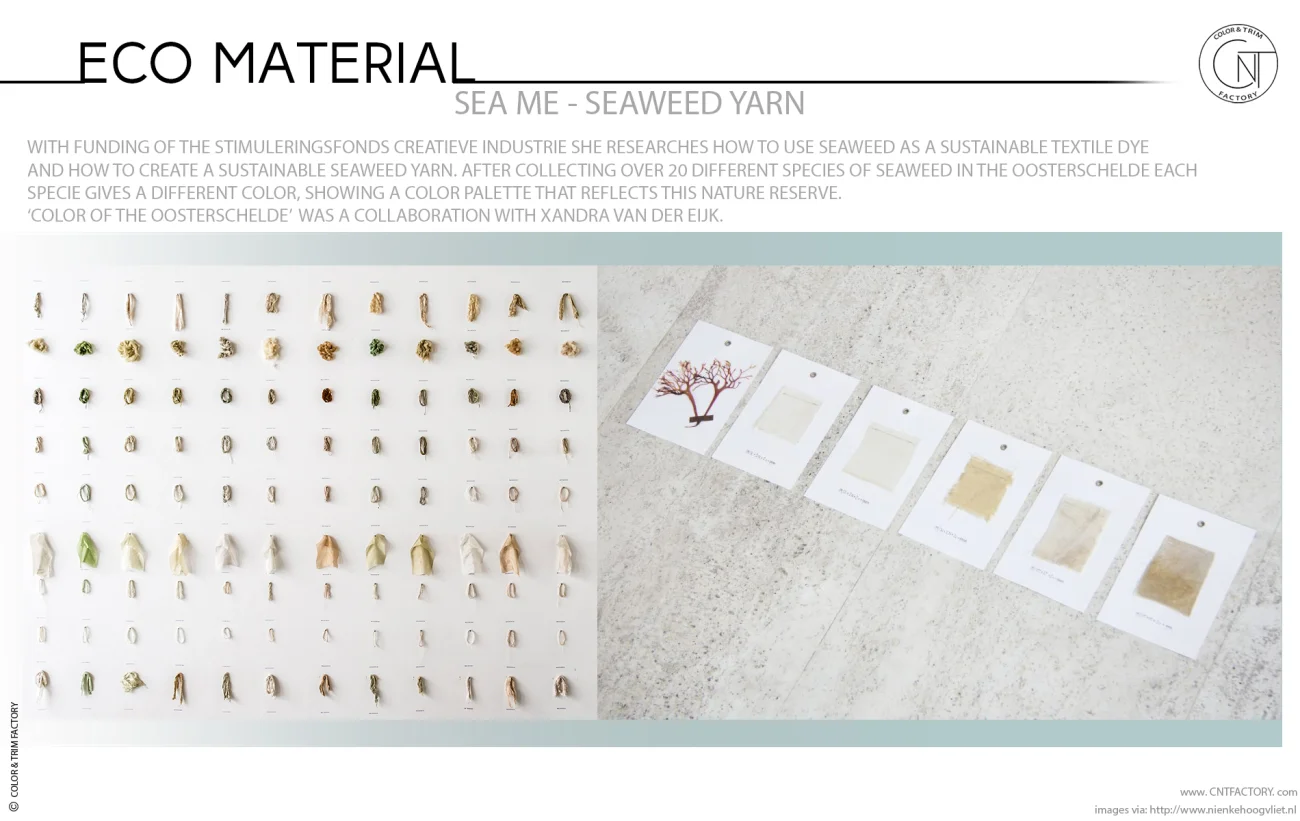 Sea Algae Yarn Sustainable Ocean Materials