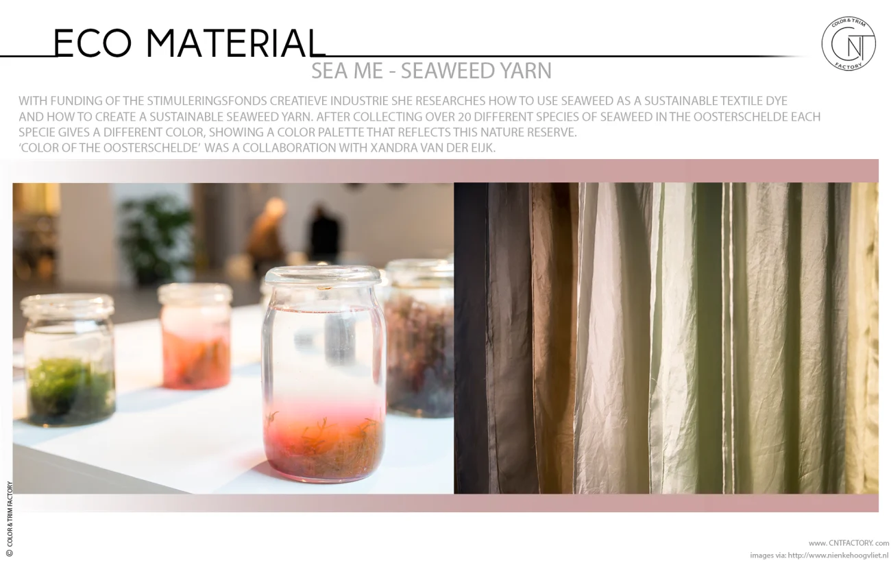 Sea Algae Yarn Sustainable Ocean Materials