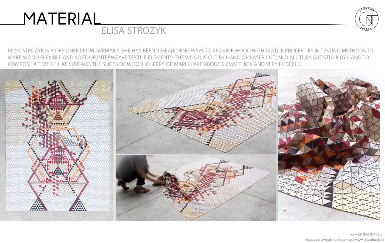 Textile Like Flexible Wood Elisa Strozyk