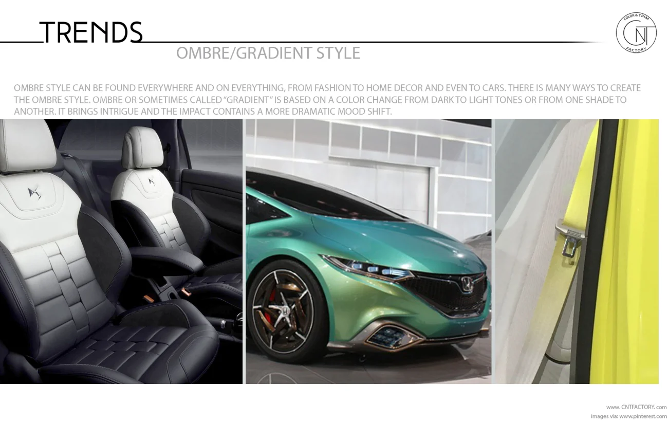 Ombre gradient style trends
