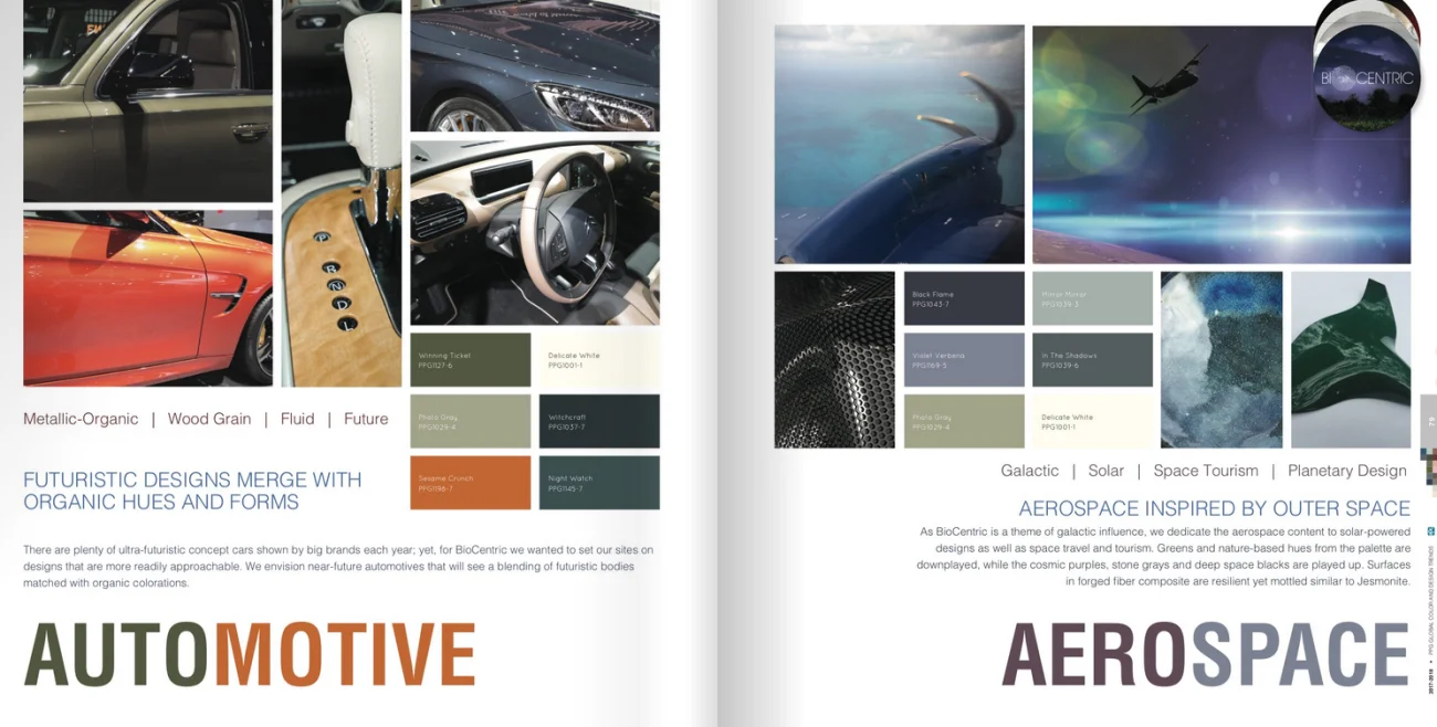 PPG 2017-2018 Global Color Trends Four Themes Four Stories