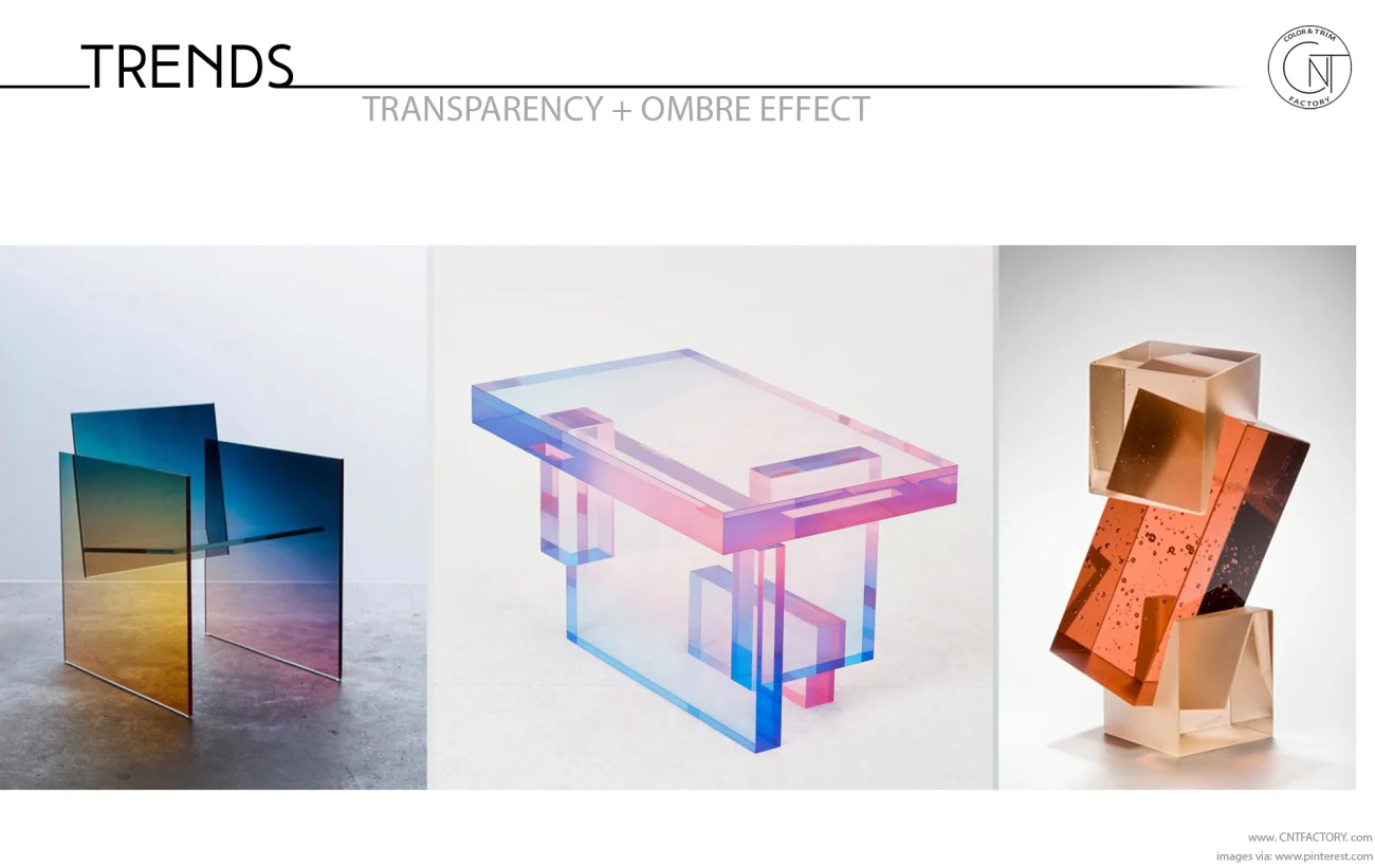 Transparent Ombre Effects