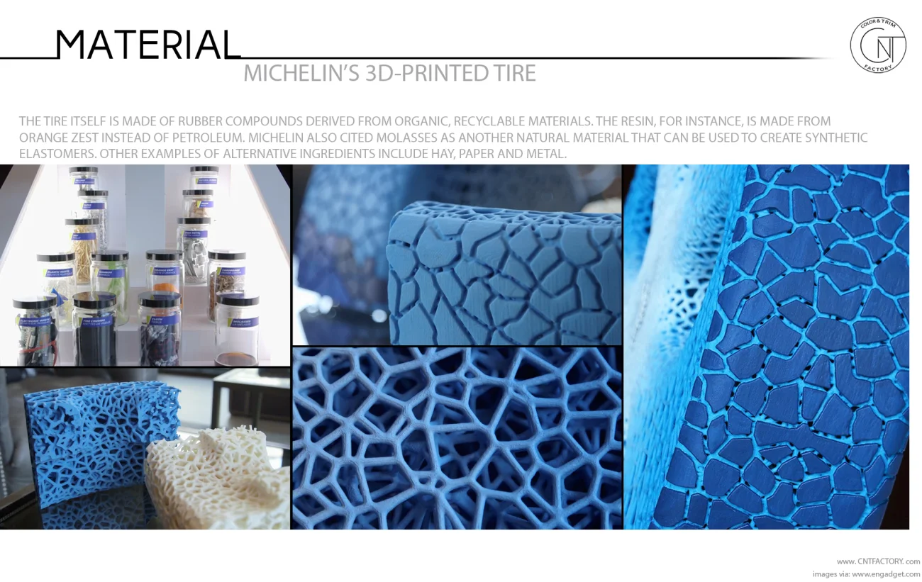 Michelin 3D Printed Rubber Tire