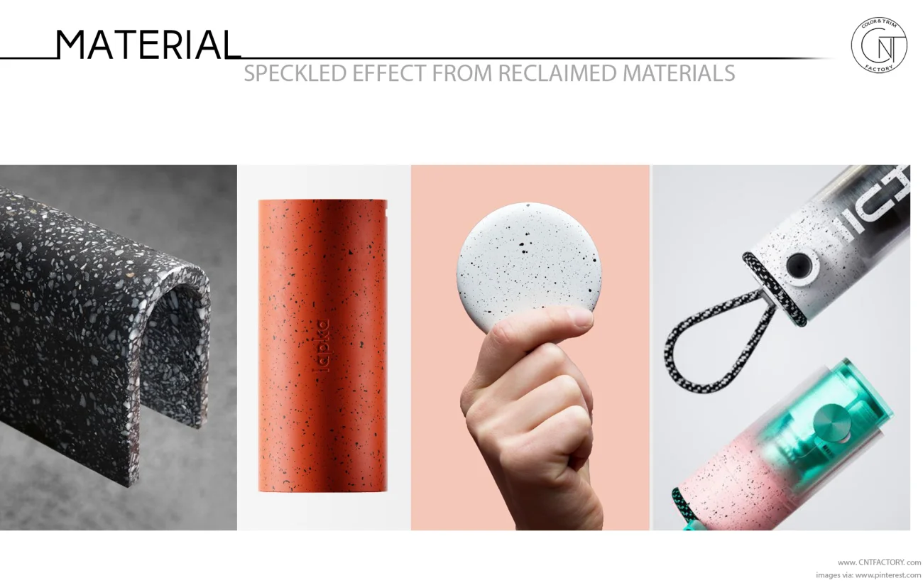 Speckled Effect Reclaimed Materials