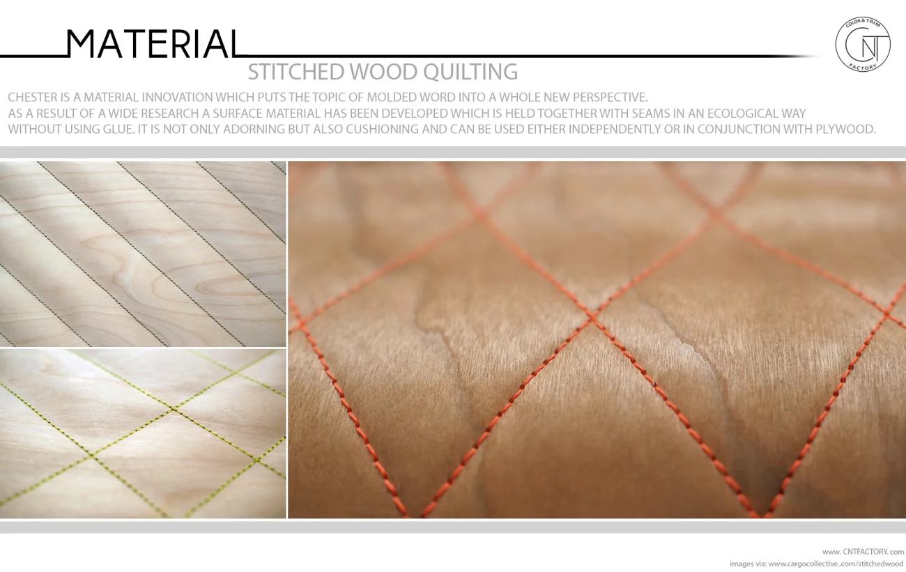 Stitched Wood Quilting
