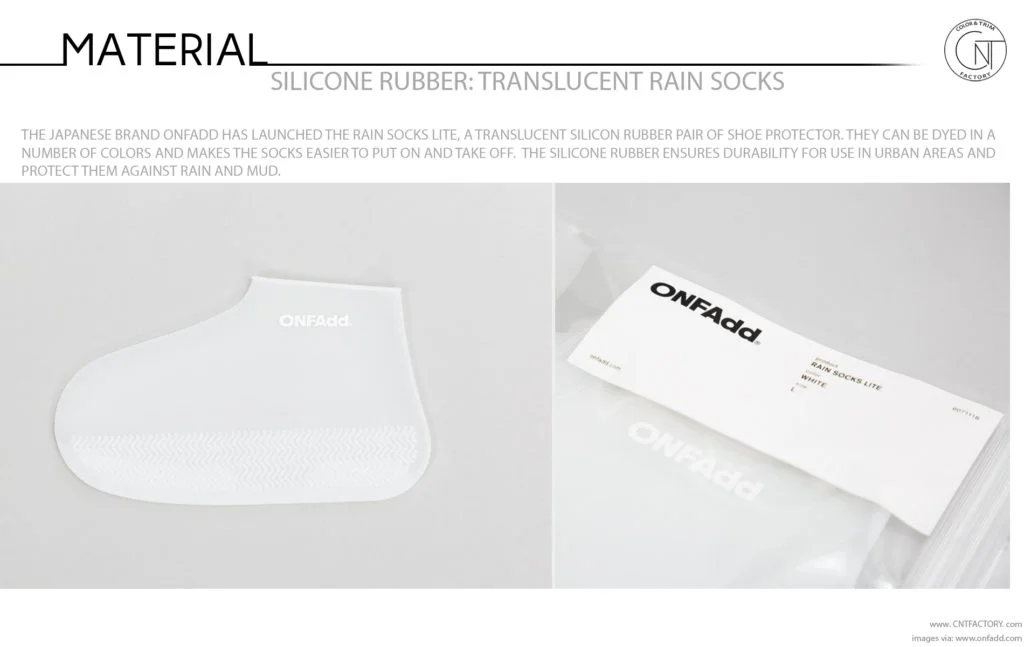 ONFAdd Silicone Rubber Translucent Rain Socks