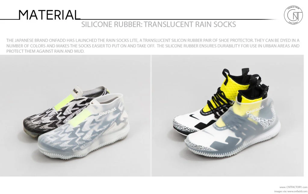 ONFAdd Silicone Rubber Translucent Rain Socks