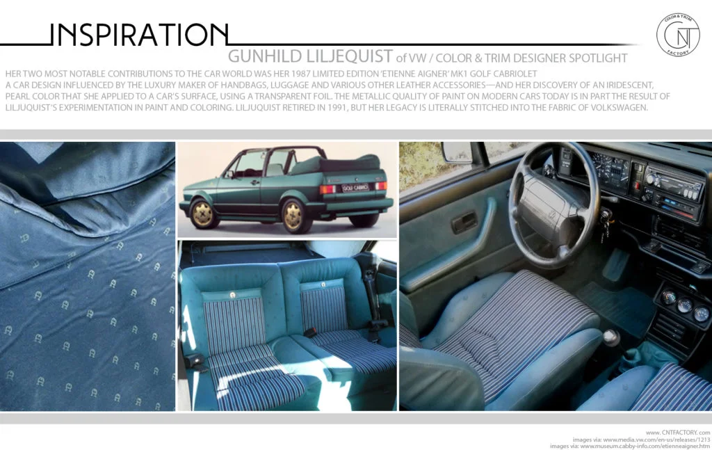  Gunhild Liljequist VW Color Trim Designer Spotlight
