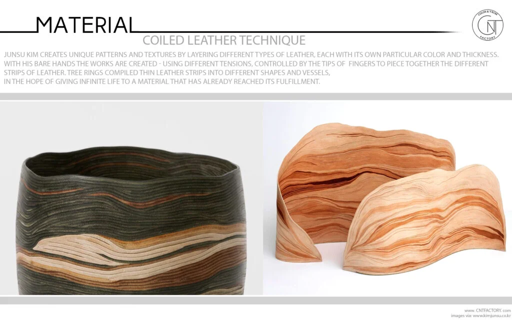 Coiled Leather Technique