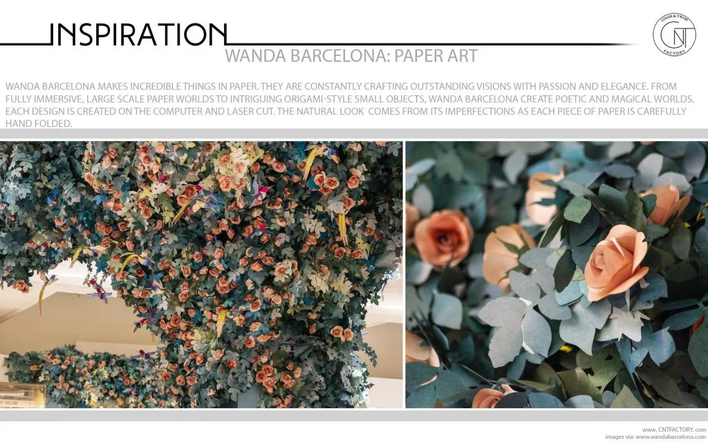 Wanda Barcelona Paper Art