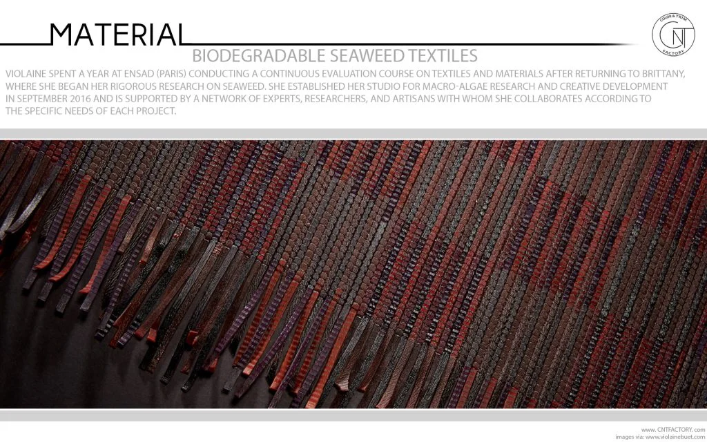 Biodegradable Seaweed Textiles