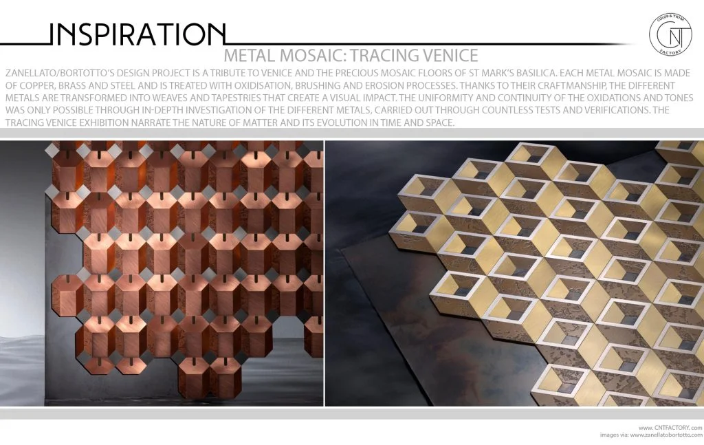 Metal Mosaic Tracing Venice