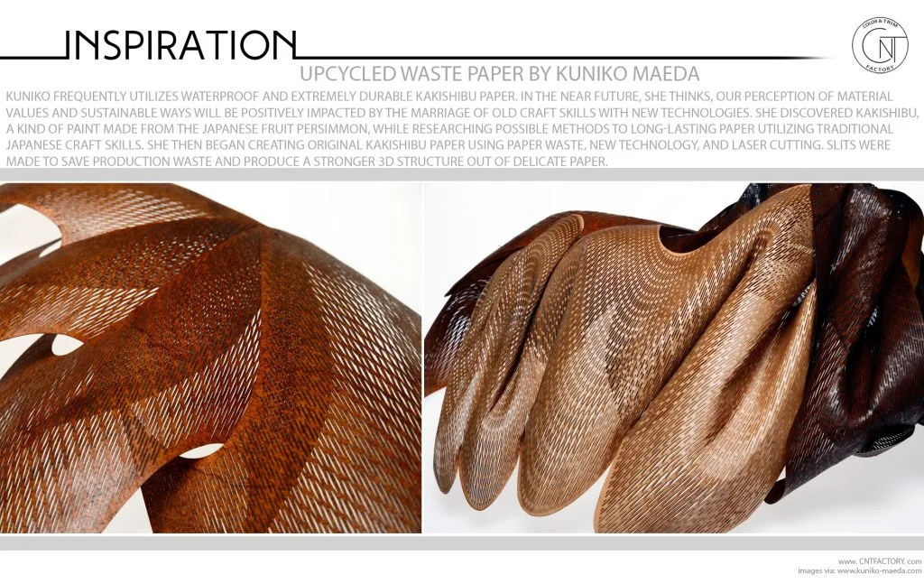 Upcycled Waste Paper Kuniko Maeda