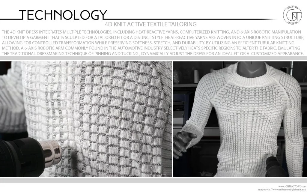 4D Knit Active Textile Tailoring