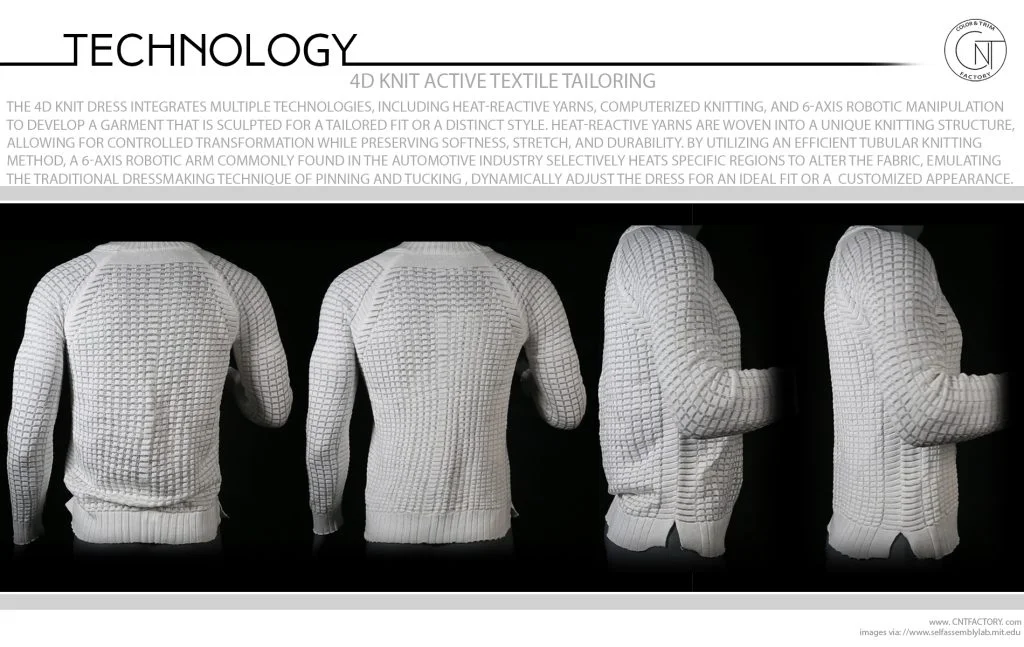 4D Knit Active Textile Tailoring