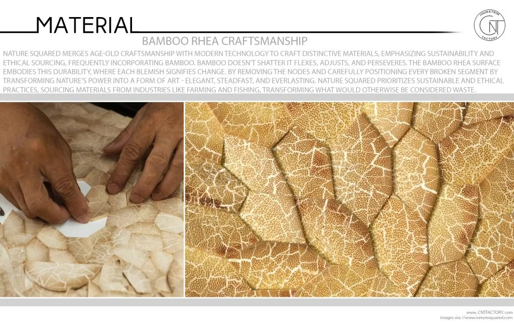 Bamboo Rhea Craftsmanship