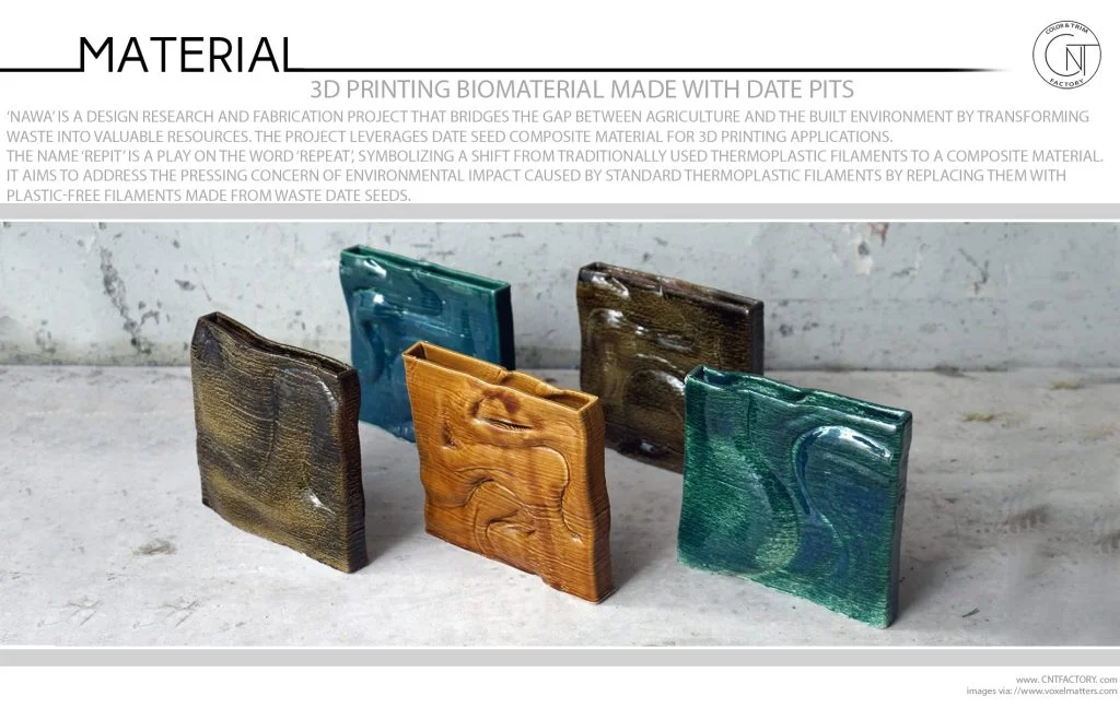 3D Printing Biomaterial Made With Date Pits