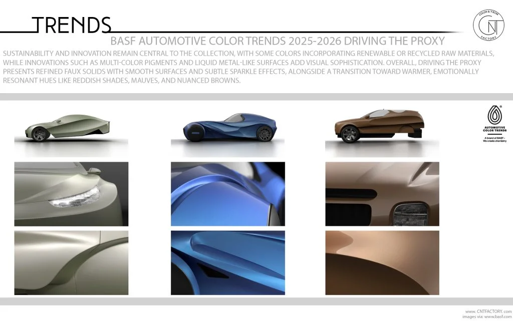 BASF 2025 2026 Automotive Color Trends