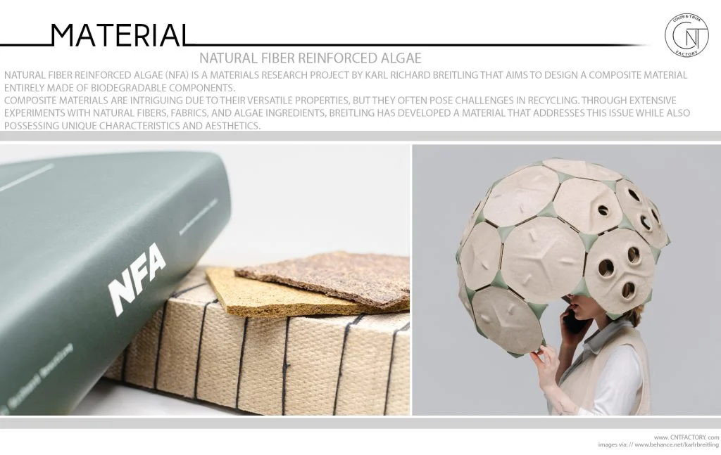 Natural Fiber Reinforced Algae