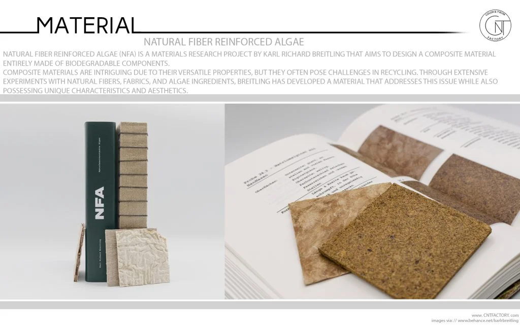 Natural Fiber Reinforced Algae