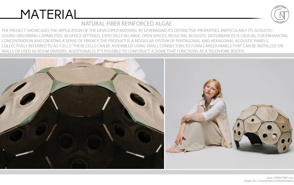 Natural Fiber Reinforced Algae