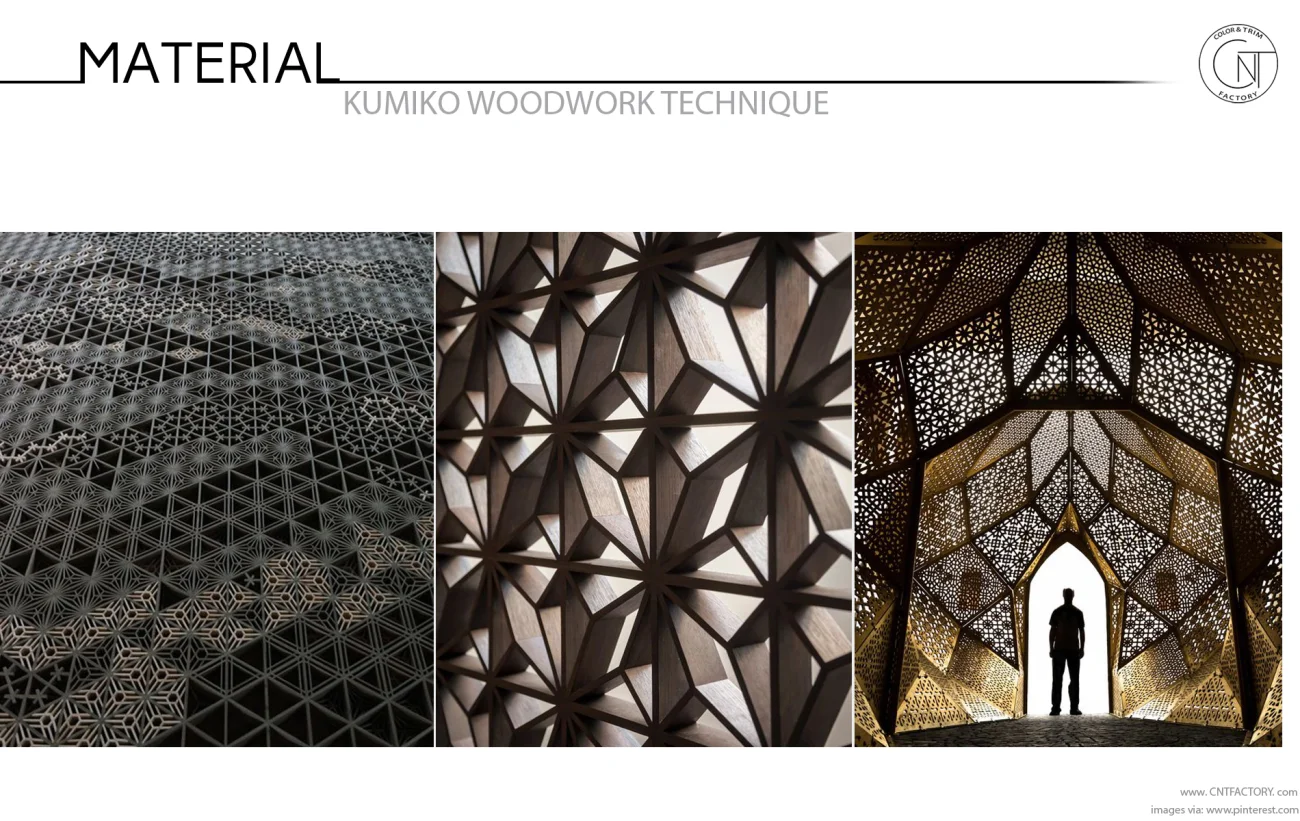 Kumiko Woodwork Technique