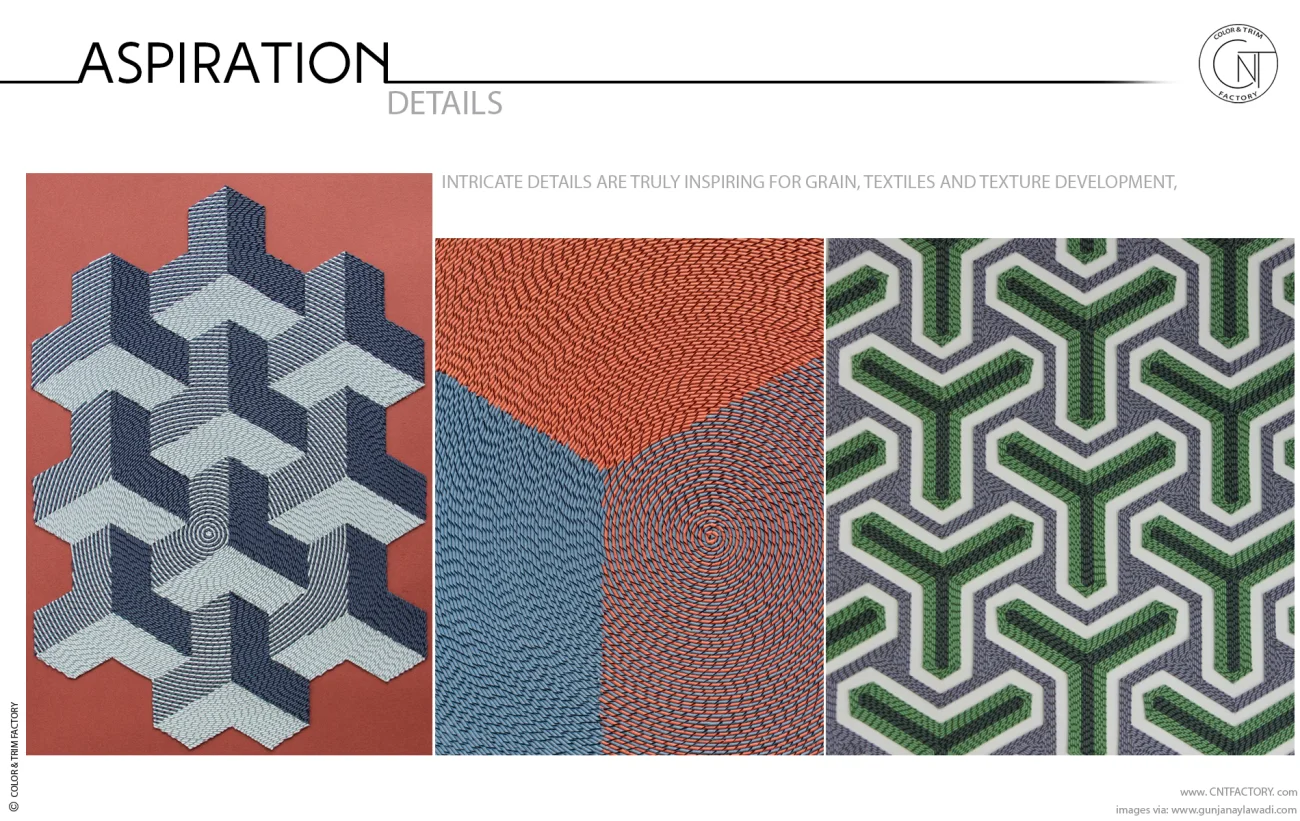 Woven Details Automotive Color Trim