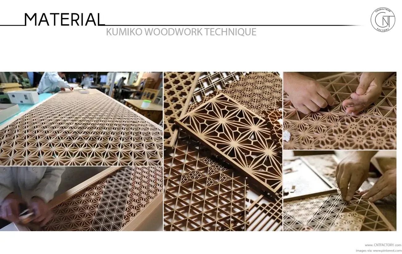 Kumiko Woodwork Technique