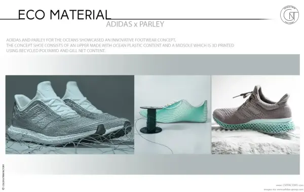 Adidas and Parley for the Oceans made with Eco Textile