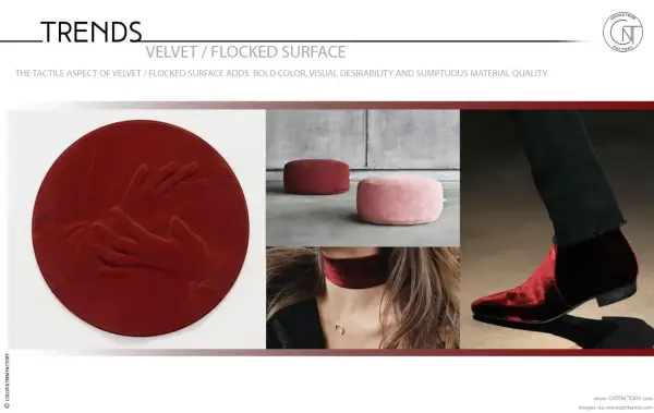 Trend - Velvet / Flocked Surface