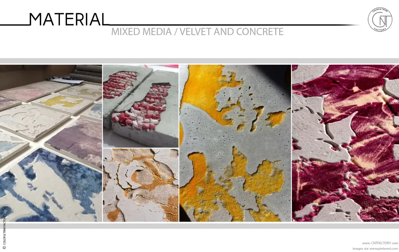 Mixed Media - Velvet and Concrete