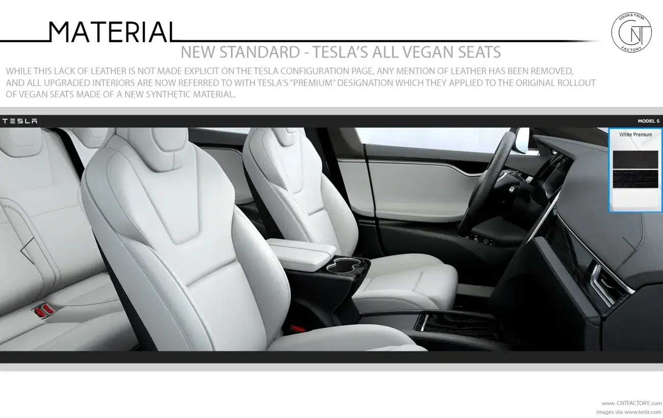New Standard - Tesla's All Vegan Seats