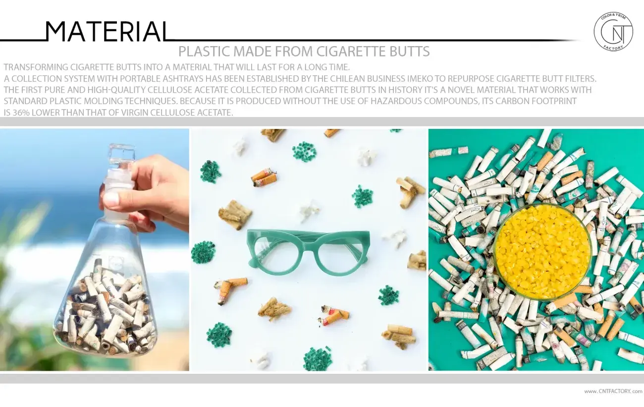 Plastic Made From Cigarette Butts 
