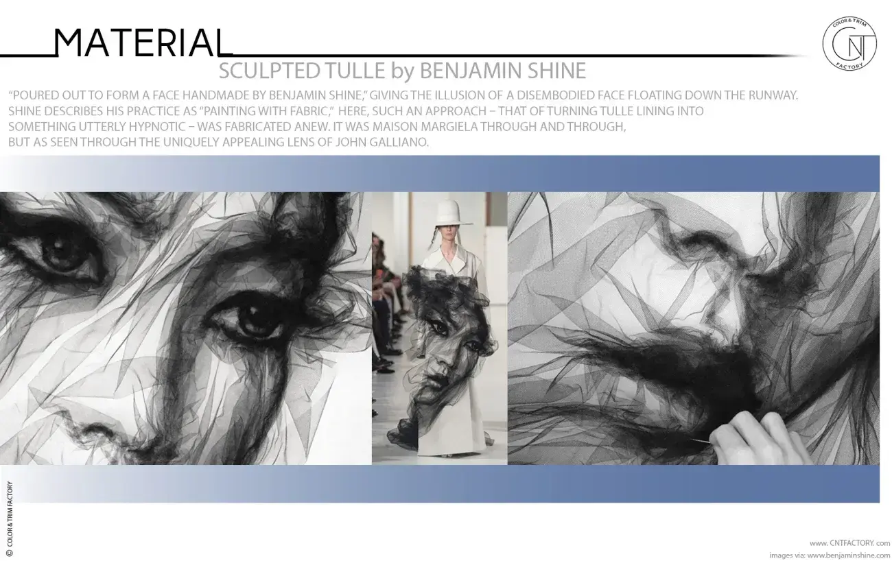 Sculpted Tulle Creations by Benjamin Shine