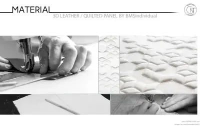 3D Leather and Quilted Panels