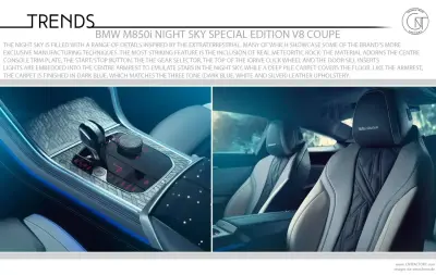 BMW Individual M850i Night Sky Includes Real Meteorites