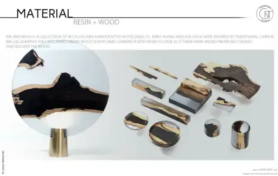 Wood Embedded in Resin