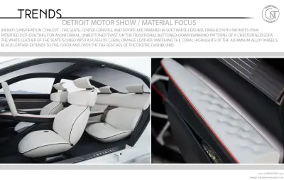 Detroit Motor Show / Material Focus / Infiniti Q Inspiration Concept