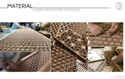 Kumiko Woodwork Technique