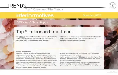 Top 5 Color and Trim Trends for Interior Motives - Summer 2020