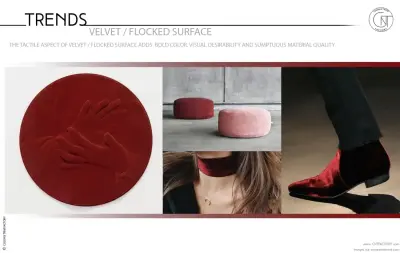 Trend - Velvet / Flocked Surface