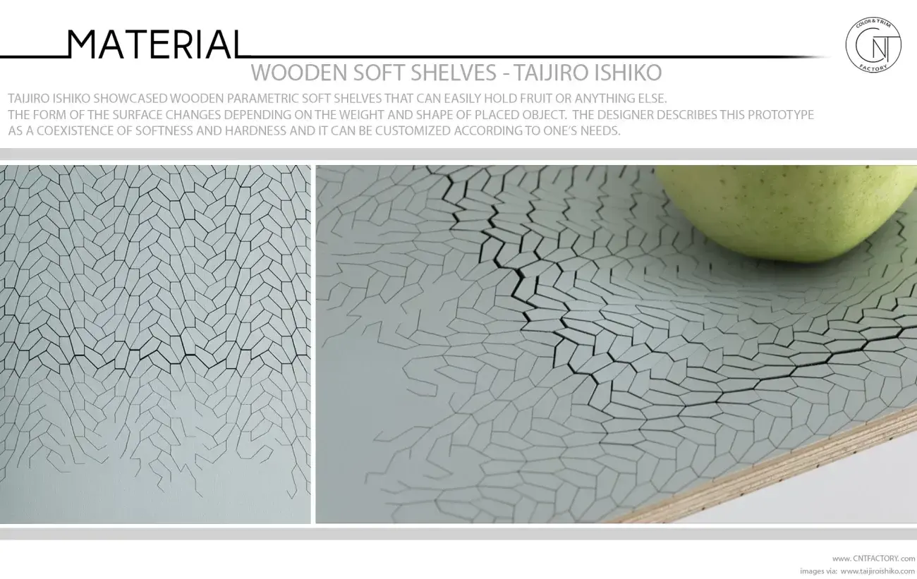 Wooden Soft Shelves - Taijiro Ishiko