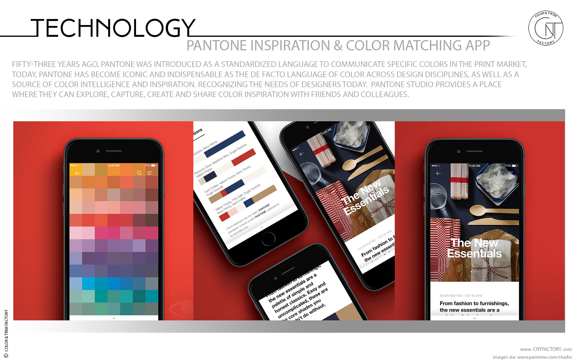 Transform inspiration PANTONE Inspiration Color Matching App