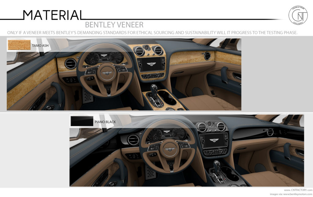 Bentley Veneer Options